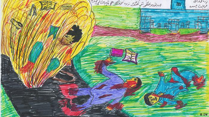 Lukisan Perasaan Anak Afghanistan Konten Media Dw Slyman Khost Kelas