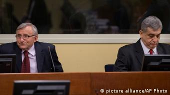 Haager Tribunal Berufung zu Kriegsverbrechen in Kosovo 23.01.2014 (picture alliance/AP Photo)