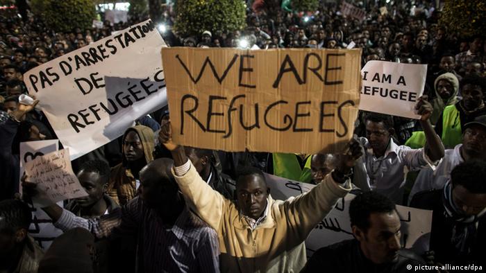 African asylum seekers in Israel (picture-alliance/dpa)