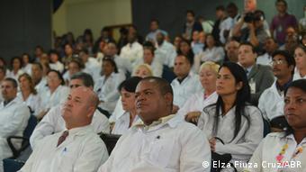 Médicos cubanos en Brasil.