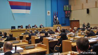 Bosnien Parlament der Republika Srpska (DW/D. Maksimovic)