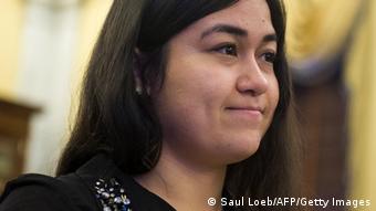 USA China Uiguren Jewher Ilham Tochter von Ilham Tohti (Saul Loeb/AFP/Getty Images)