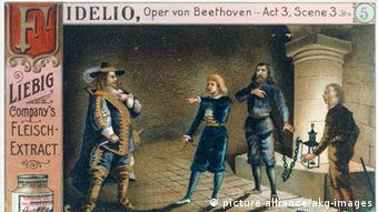 Beethoven Oper Fidelio Farblithographie