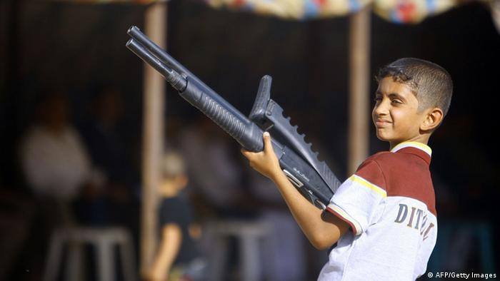 Irak Freiwillige Kämpfer Kind (AFP/Getty Images)