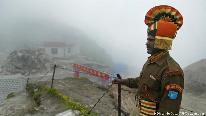 Indien Grenzsoldat China Archiv 2008 (Diptendu Dutta/AFP/Getty Images)