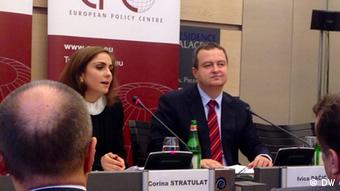 Ivica Dacic Außenminister Serbien EPS Konferenz Brüssel (DW)