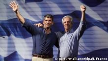 Uruguay Wahlen Raul Sendic und Tabare Vazquez in Montevideo 26.10.2014