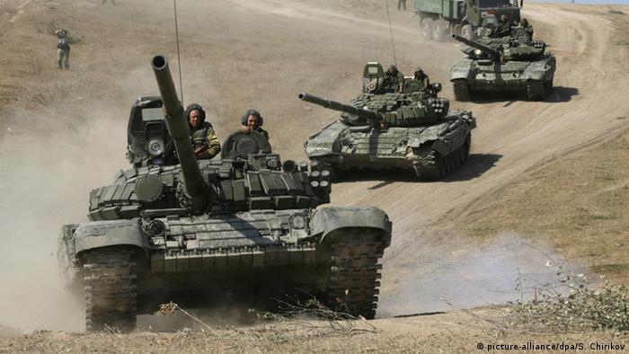 Российские танки (фото из архива) 