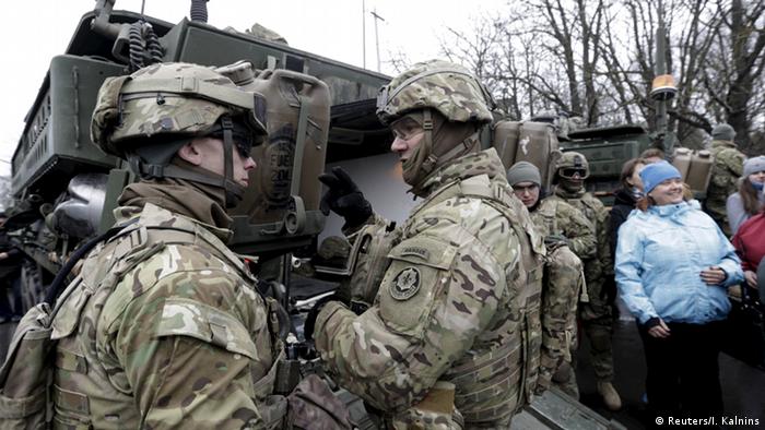 Estland NATO US Truppenabzug zum Stützpunkt in Vilseck (Reuters/I. Kalnins)