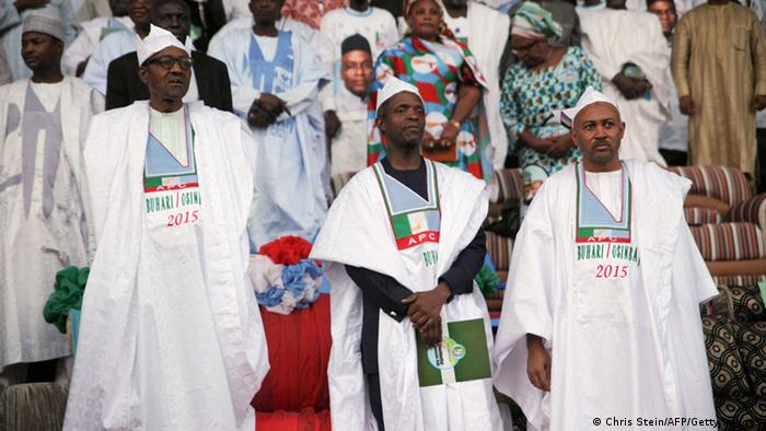 Nigeria Wahlkampf Mohammadu Buhari & Yemi Osinbajo (Chris Stein/AFP/Getty Images)