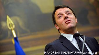 Italien - Symbolbild Premieminister Matteo Renzi (ANDREAS SOLARO/AFP/Getty Images)