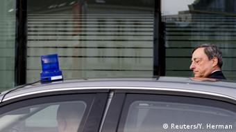 Brüssel Euro Gruppe Treffen Abreise Draghi (Reuters/Y. Herman)