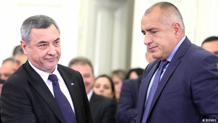 Bulgarien - Premier Boyko Borissov und Valeri Simeonov (BGNES)