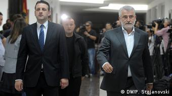 Mazedonien Demokratische Partei der Albaner - Menduh Thaci (DW/P. Stojanovski)