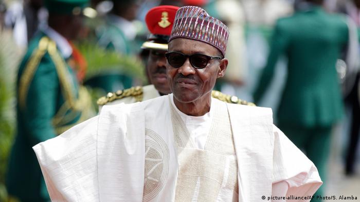 Präsident von Nigeria Muhammadu Buhari (picture-alliance/AP Photo/S. Alamba)