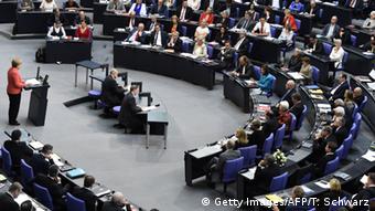 Deutschland Bundestag Sondersitzung Griechenland (Getty Images/AFP/T. Schwarz)