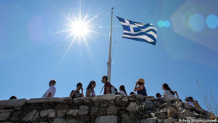 Symbolbild Griechenland einigt sich mit Gläubiger-Unterhändlern auf Reformen Griechenland Akropolis Sonnenaufgang (Getty Images/O. Scarff)