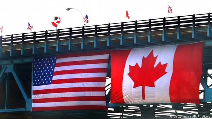 USA Kanada Grenzübergang Ambassador Bridge in Detroit (Getty Images/B. Pugliano)