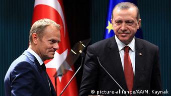 Türkei Ankara Treffen Tusk Erdogan