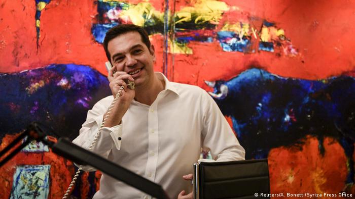 Griechenland Alexis Tsipras Sieger der Parlamentswahlen (Reuters/A. Bonetti/Syriza Press Office)