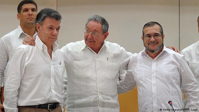 Kuba Friedensabkommen mit FARC Rebellen Kolumbien 