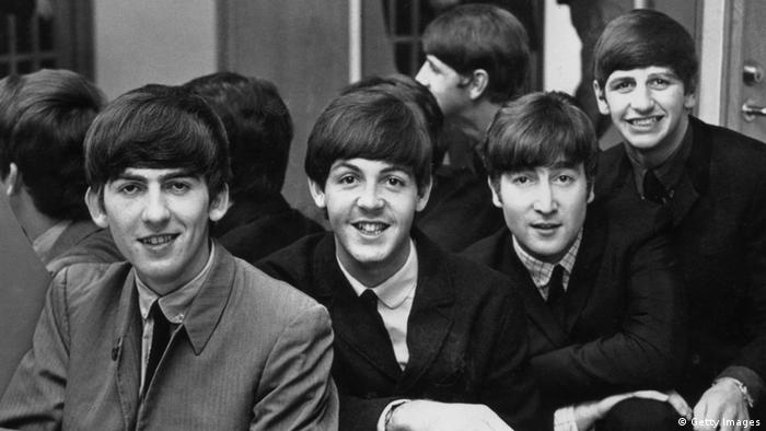 Джордж, Пол, Джон и Ринго през 1963 година
