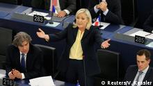 Frankreich Europäisches Parlament in Straßburg - Marine Le Pen