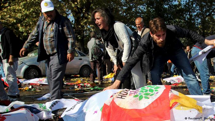 Mindestens 20 Tote bei Explosionen in Ankara (Reuters/T. Berkin)