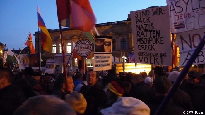 Dresden Pegida Demonstration