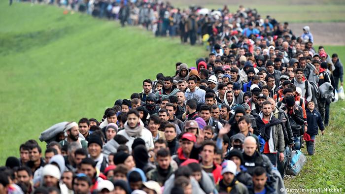 Slowenien Flüchtlinge (Getty Images/J. Mitchell)