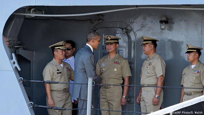US Präsident Barack Obama Besuch auf den Philippinen (picture alliance/AP Photo/S. Walsh)