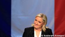 Frankreich Erste Runde der Regionalwahlen 2015 Marine Le Pen