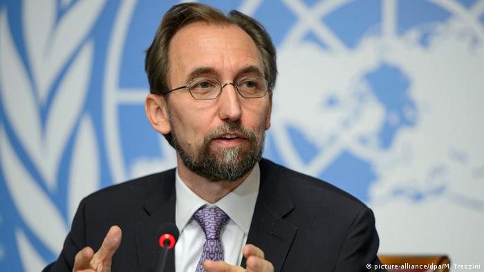 Schweiz UN-Menschenrechtsrat Said Raad al-Hussein (picture-alliance/dpa/M. Trezzini)