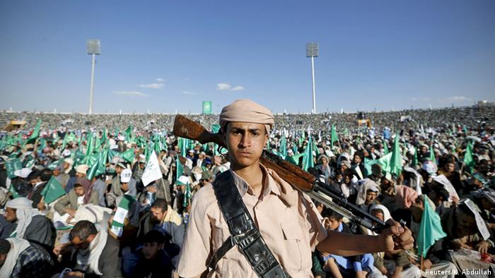 Jemen Sanaa Huthi Kämpfer