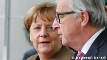 Deutschland Treffen Angela Merkel und Jean-Claude Juncker in Berlin