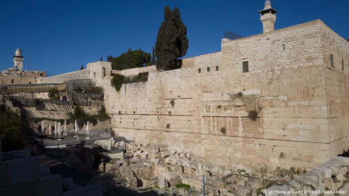 Israel Jerusalem Klagemauer Gemischte Gebetszone (picture-alliance/dpa/J. Hollander)