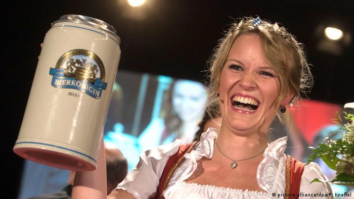 Deutschland Studentin Marlene Speck Wahl zur neuen Bayerischen Bierkönigin