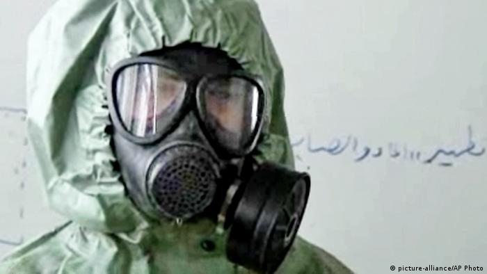 IS Chemiewaffen Reaktionen Aleppo Syrien (picture-alliance/AP Photo)