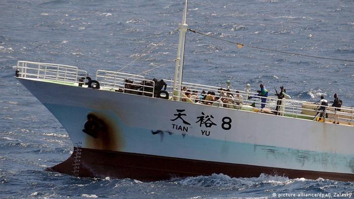 En 2008 fue atacado por piratas un barco chino en el Océano Índico.