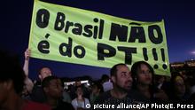 Brasilien Brasilia Protest Anti Rousseff