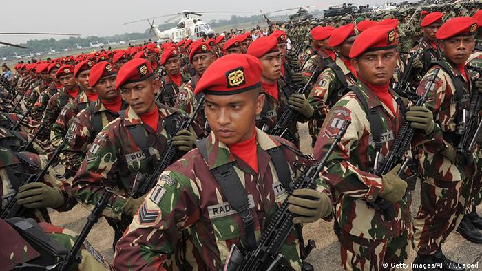 Special Army Forces Indonesien Kopassus Jakarta