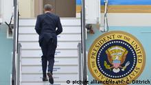 Deutschland Barack Obama besteigt Air Force One