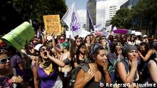 Mexiko Demonstration gegen Gewalt gegen Frauen