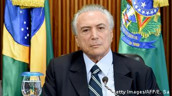 Brasilien Interimspräsident Michel Temer (Getty Images/AFP/E. Sa)