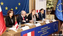 Peru Pressekonferenz der EU-Wahlbeobachtungsmission