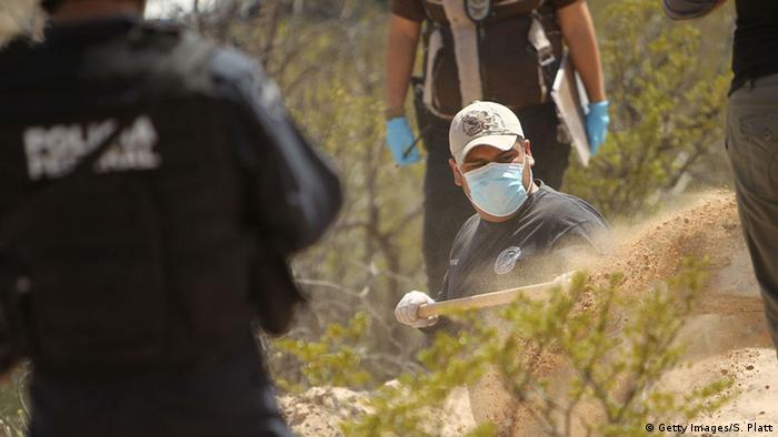 Mexiko Drogenverbrechen Tatort Juarez (Getty Images/S. Platt)