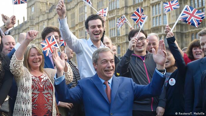 Brexit Reaktionen Nigel Farage (Reuters/T. Melville)