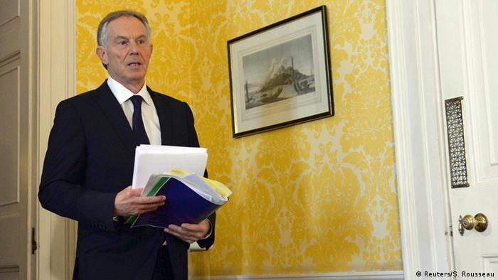 Großbritannien Chilcot-Bericht - PK Tony Blair (Reuters/S. Rousseau)