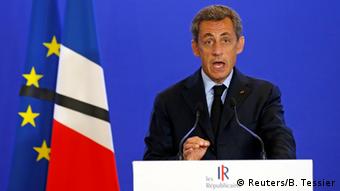 Frankreich ehemaliger Präsident Nicolas Sarkozy (Reuters/B. Tessier)