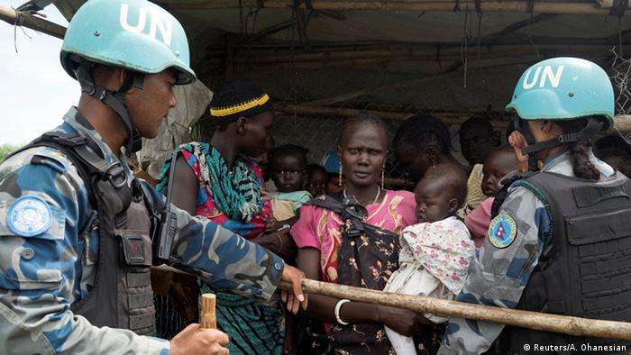 Südsudan UN denken über Verstärkung von Unmiss nach (Reuters/A. Ohanesian)